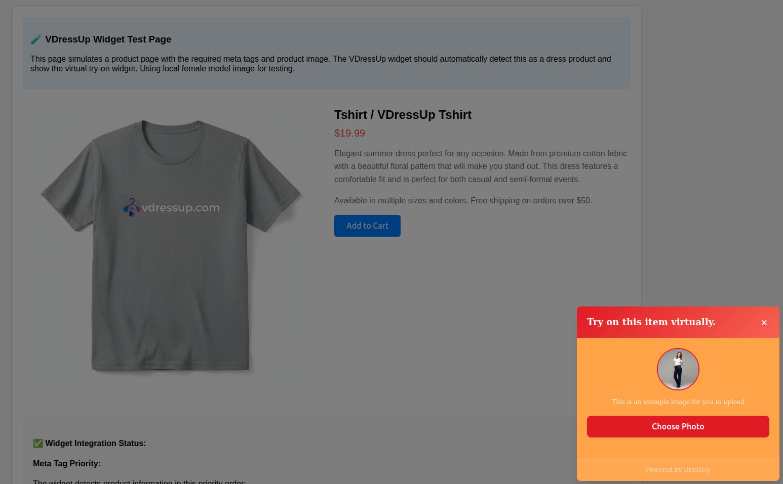 Fashion Store Integration